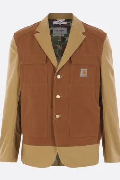 JUNYA WATANABE MAN single-breasted jacket in canvas