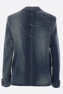 JUNYA WATANABE MAN single-breasted jacket in denim