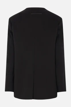 Women MM6 single-breasted jacket in wool blend