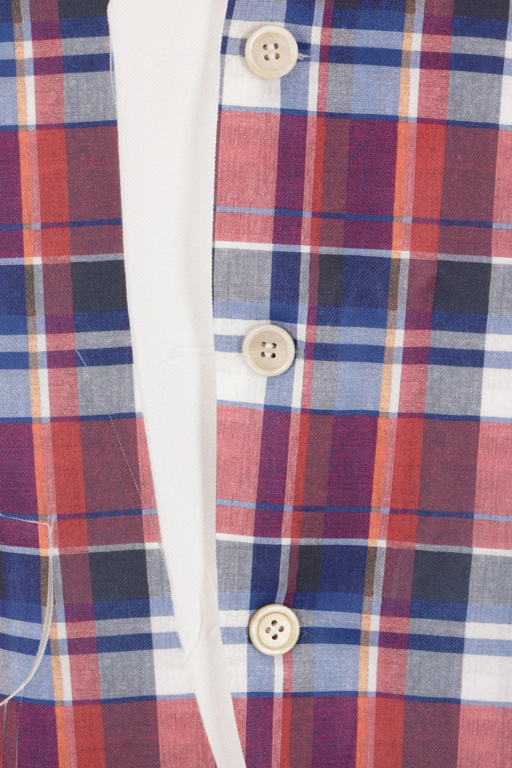 COMME DES GARÇONS SHIRT single-breasted jacket in check print twill