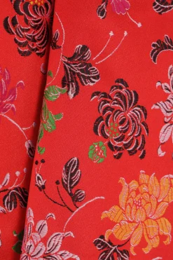 Women COMME DES GARÇONS single-breasted jacket in jacquard satin