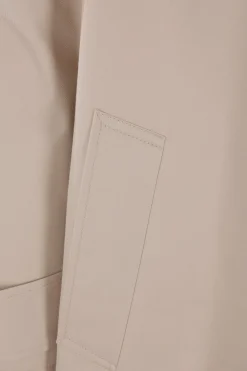 THOM BROWNE single-breasted overcoat in twill