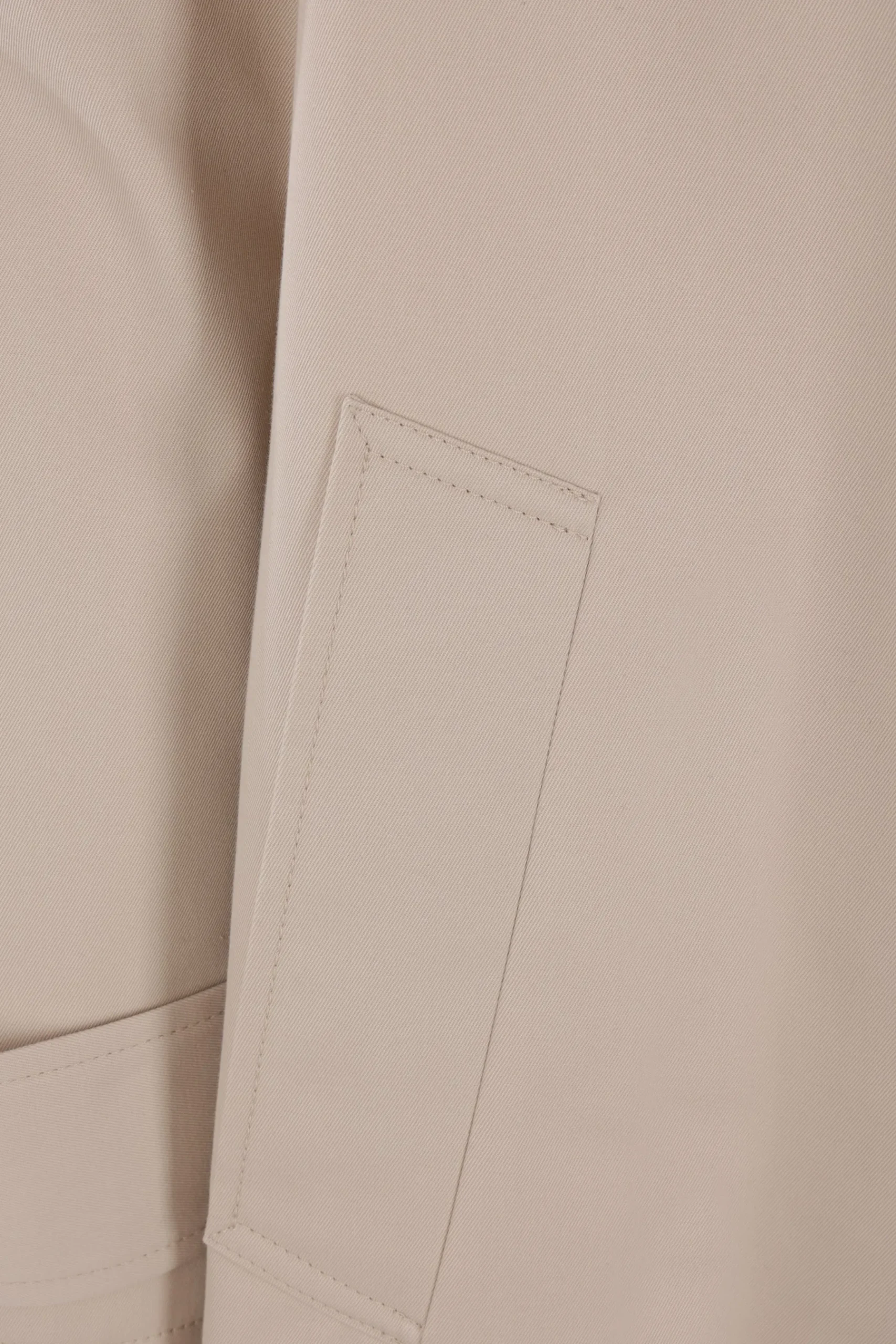THOM BROWNE single-breasted overcoat in twill