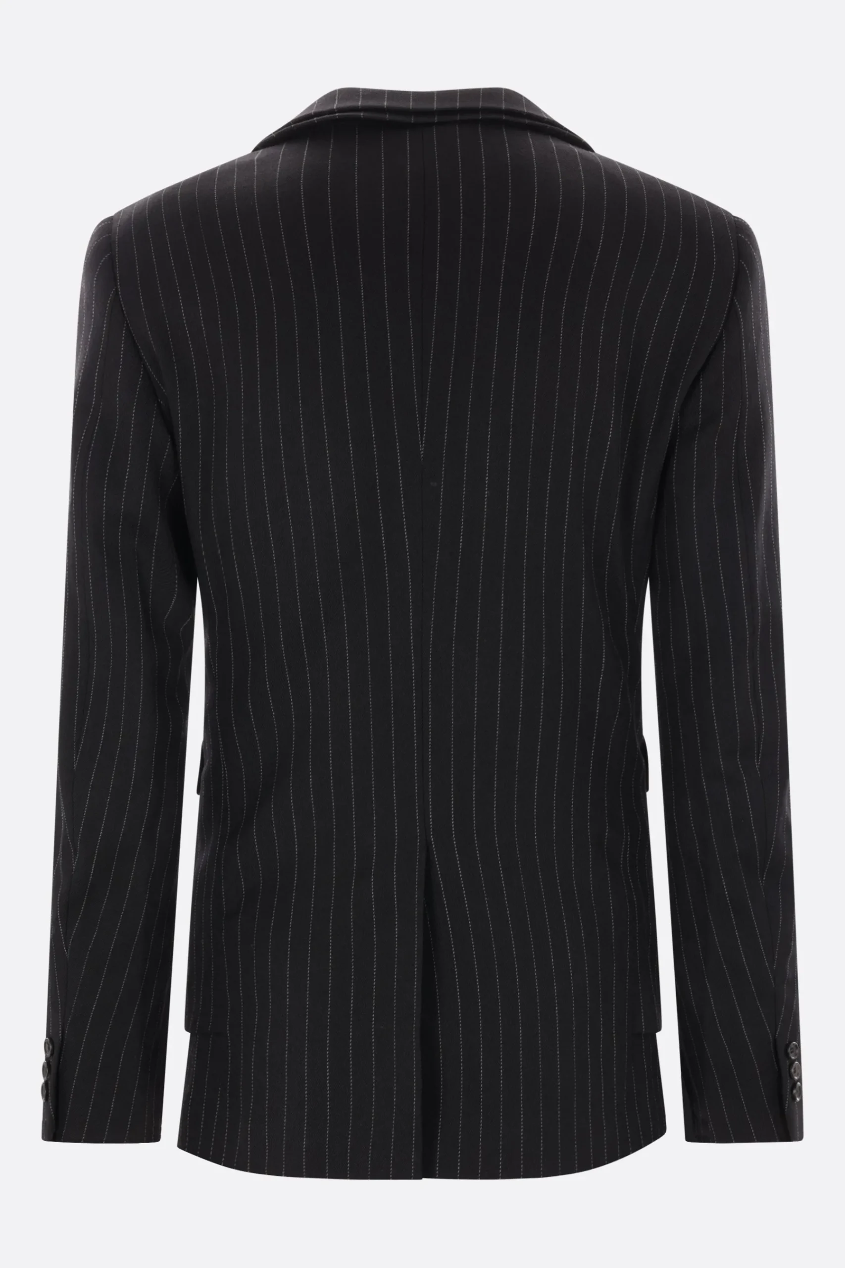 COMME DES GARÇONS HOMME PLUS single-breasted pinstripe wool jacket
