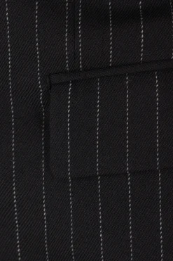 COMME DES GARÇONS HOMME PLUS single-breasted pinstripe wool jacket