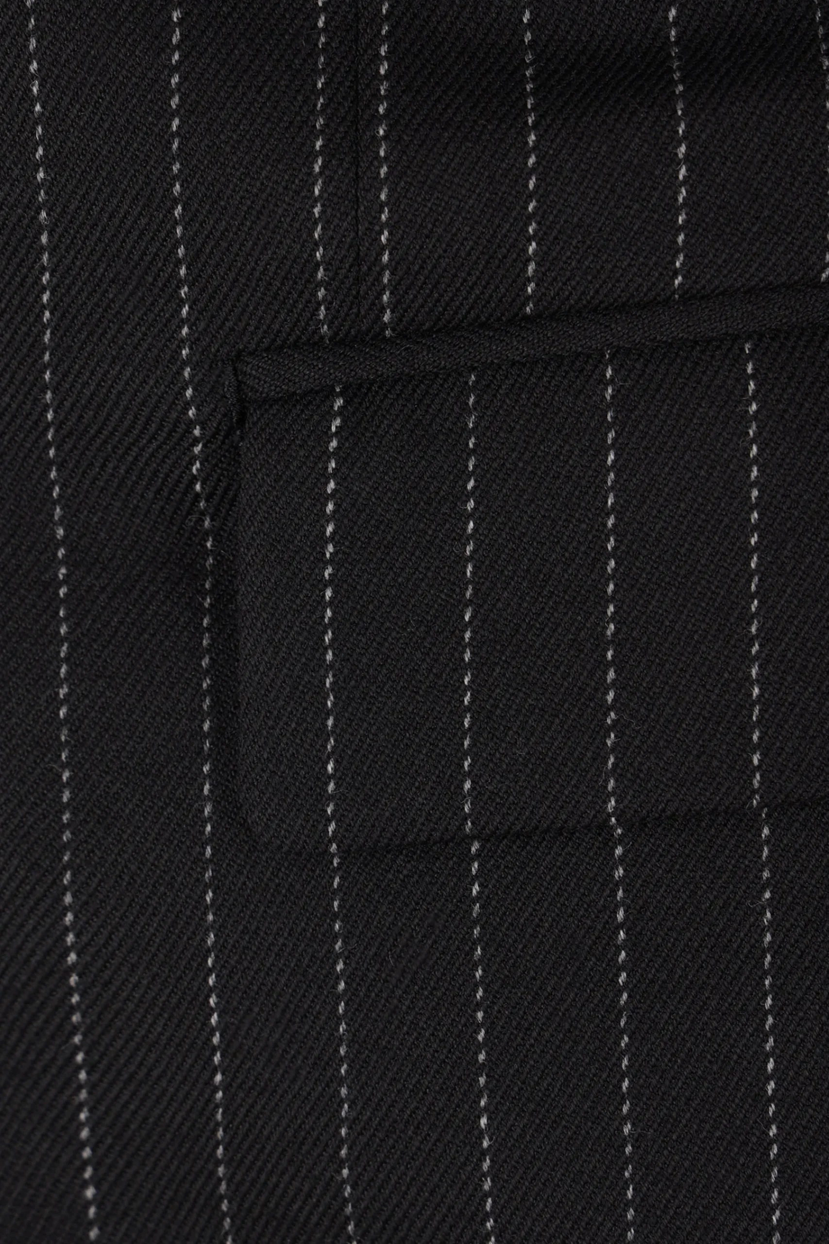 COMME DES GARÇONS HOMME PLUS single-breasted pinstripe wool jacket