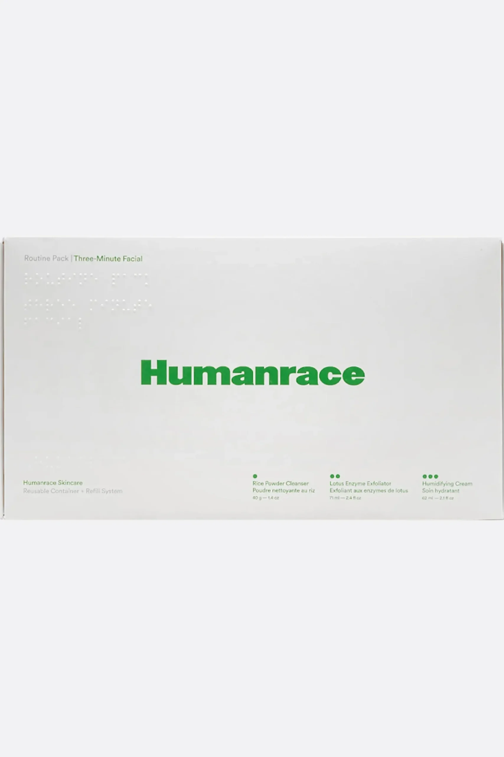 HUMANRACE Skincare Routine Pack -Three-Minute Facial