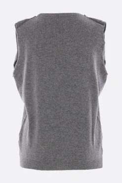Women HODAKOVA Sleeve sleeveless sweater in wool