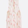 Women SIMONE ROCHA sleeveless dress in embroidered organza