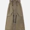 Women SACAI sleeveless parka in nylon twill