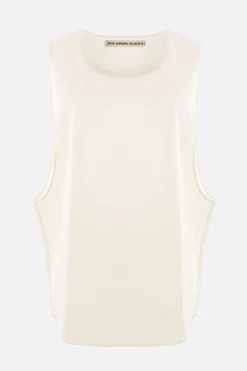 Women META CAMPANIA COLLECTIVE sleeveless top in wool twill