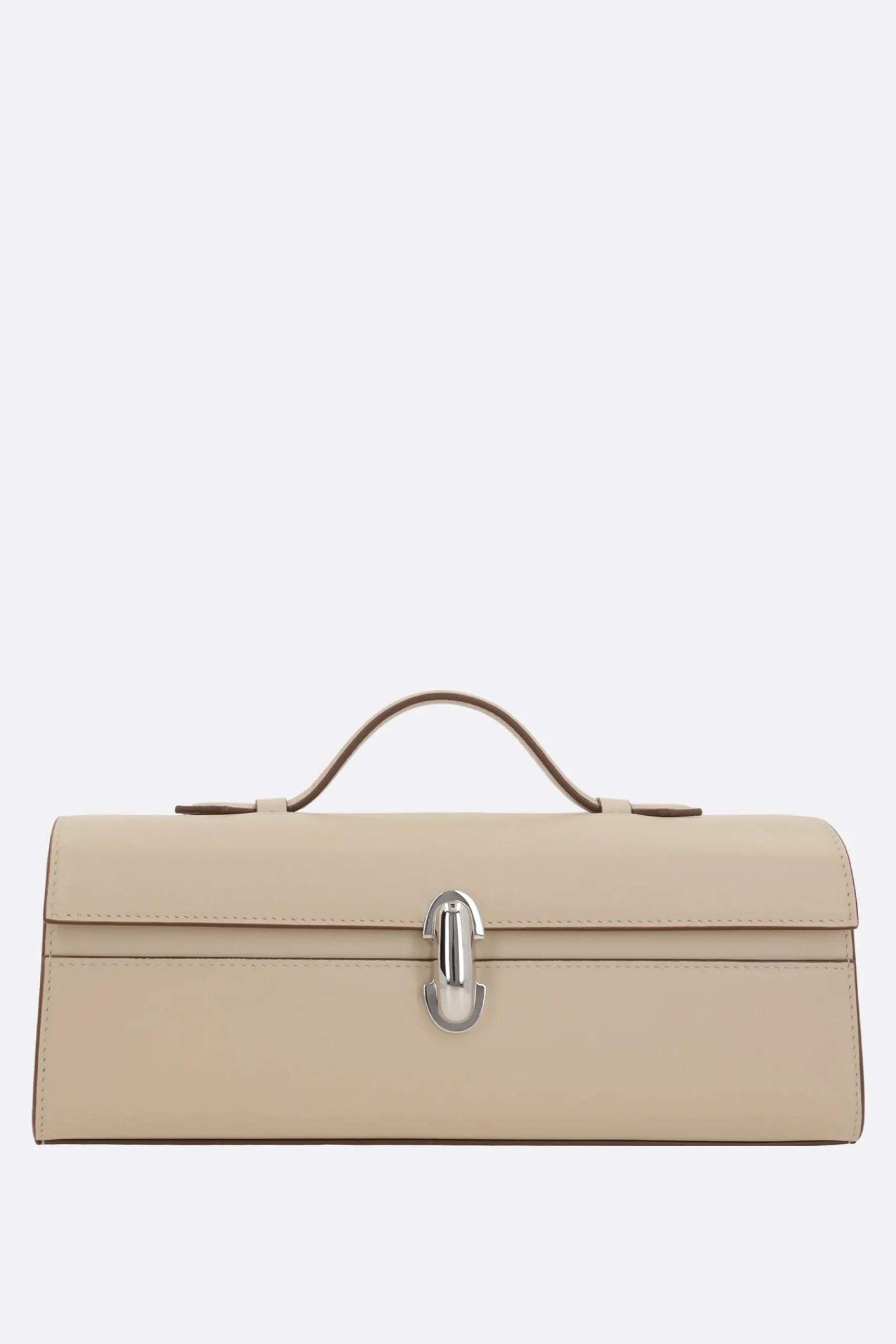 Women SAVETTE Slim Symmetry Pochette handbag in smooth leather