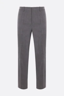 JIL SANDER slim-fit wool trousers
