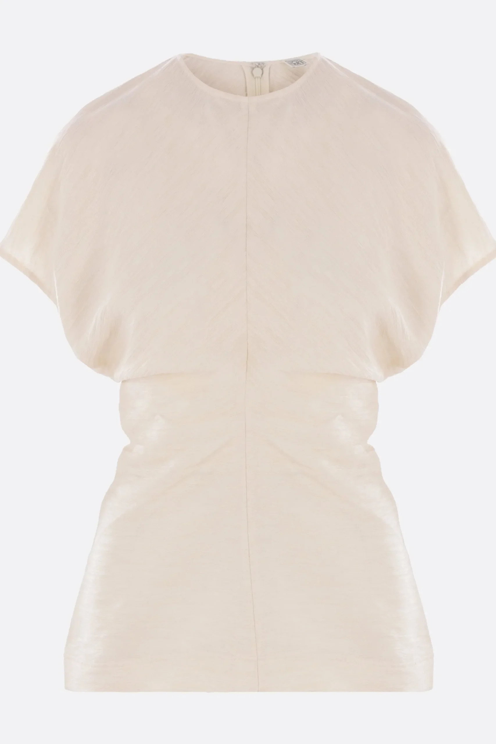Women TOTEME Slouch Waist top in crinkled viscose blend