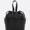 Women MAISON MARGIELA small buket bag in smooth leather and nappa