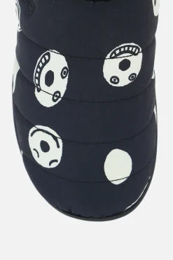 SUBU X 10 CORSO COMO Smile print quilted nylon slippers