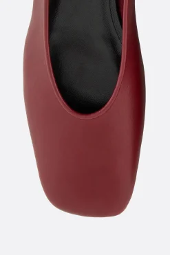 Women GIORGIO ARMANI - 10 CORSO COMO smooth leather ballerinas