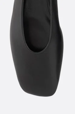 Women GIORGIO ARMANI - 10 CORSO COMO smooth leather ballerinas