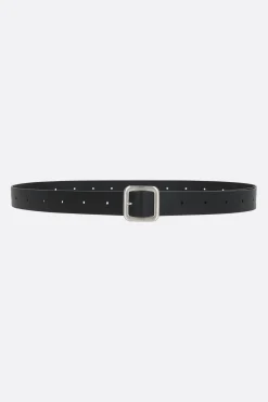 JIL SANDER smooth leather belt