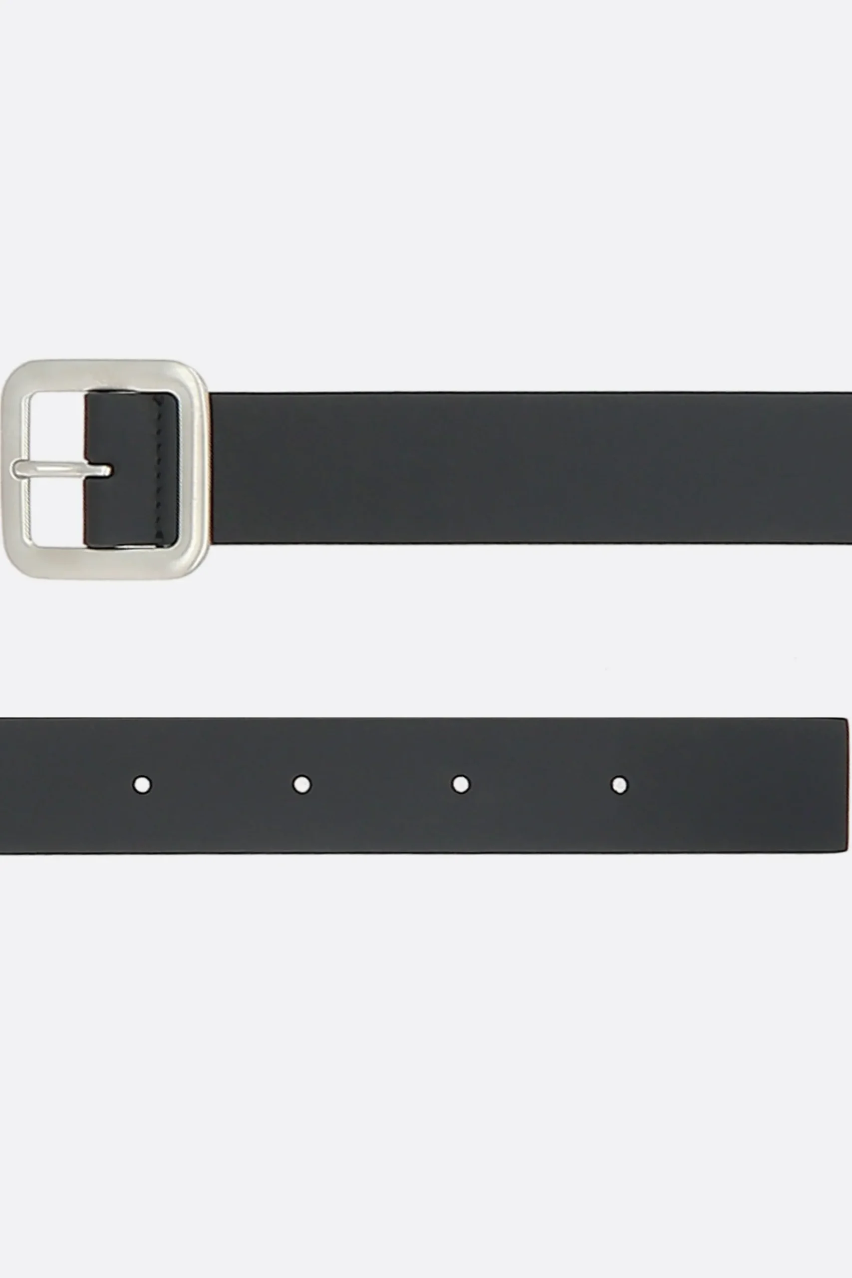 JIL SANDER smooth leather belt