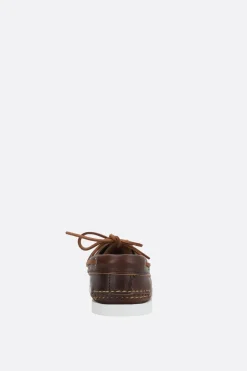 YUKETEN smooth leather boat shoes