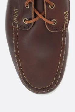 YUKETEN smooth leather boat shoes