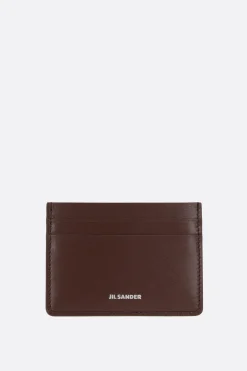 Women JIL SANDER smooth leather card case