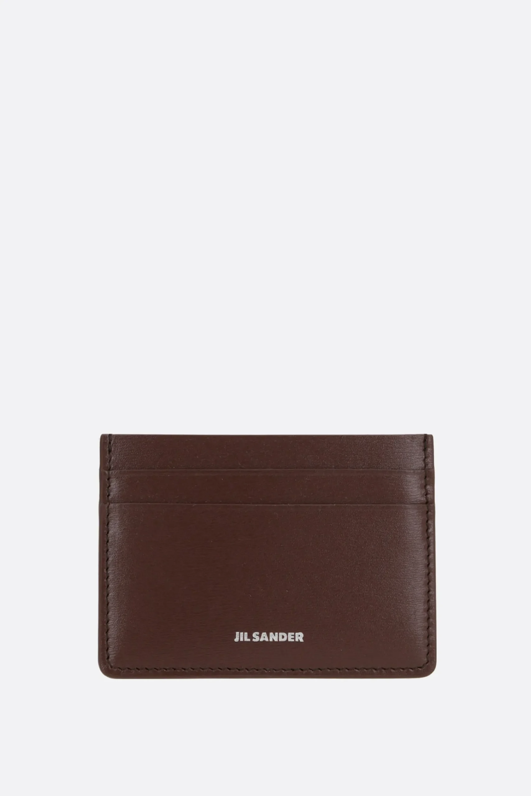 Women JIL SANDER smooth leather card case