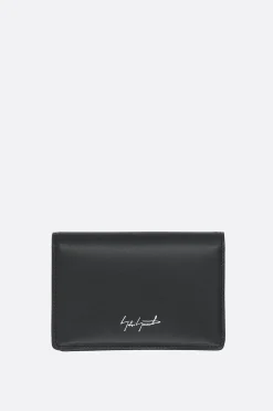 Women DISCORD YOHJI YAMAMOTO smooth leather card case