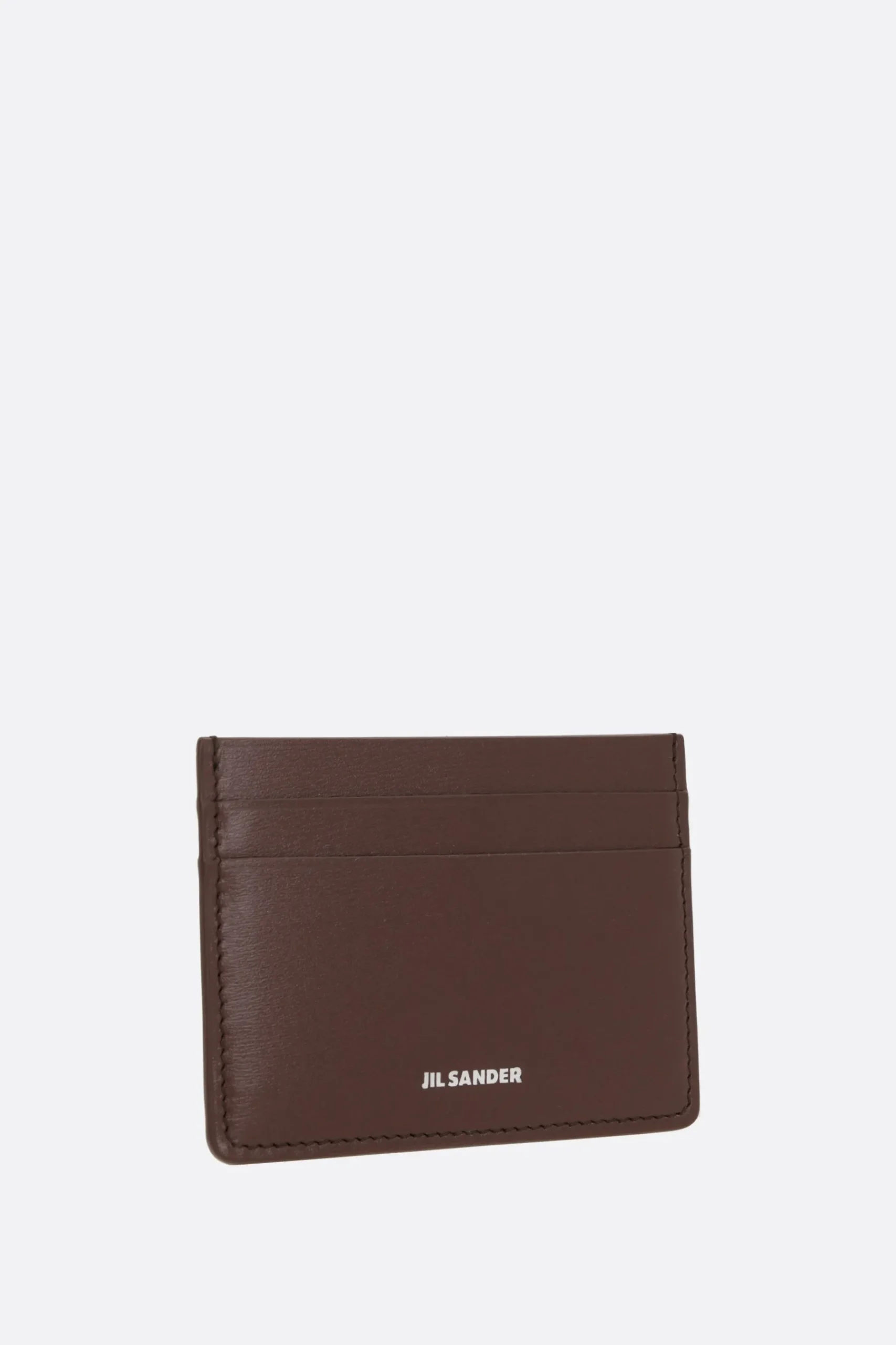 Women JIL SANDER smooth leather card case