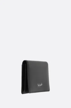 Women DISCORD YOHJI YAMAMOTO smooth leather card case