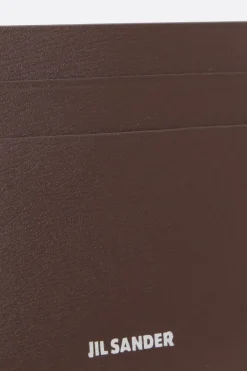 Women JIL SANDER smooth leather card case
