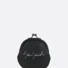 Women DISCORD YOHJI YAMAMOTO smooth leather coin purse with chain