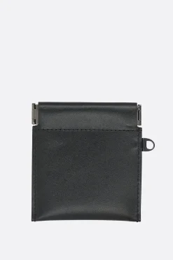 Women DISCORD YOHJI YAMAMOTO smooth leather coin purse with chain