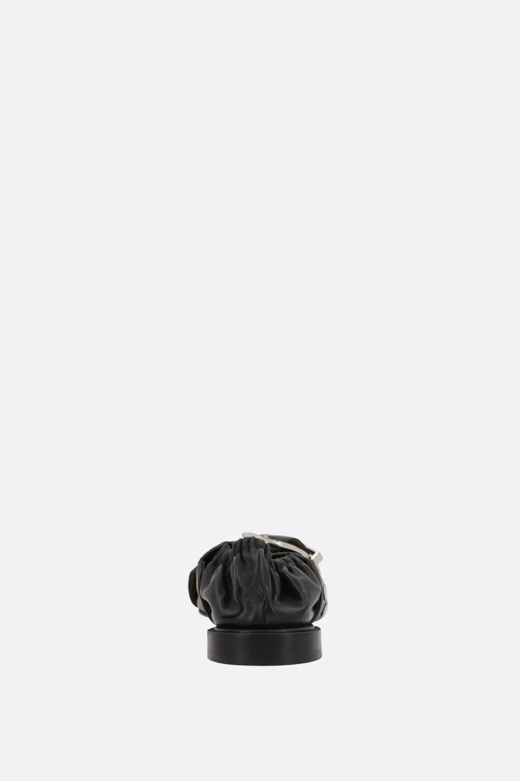 Women TOGA PULLA smooth leather cross strap ballerinas