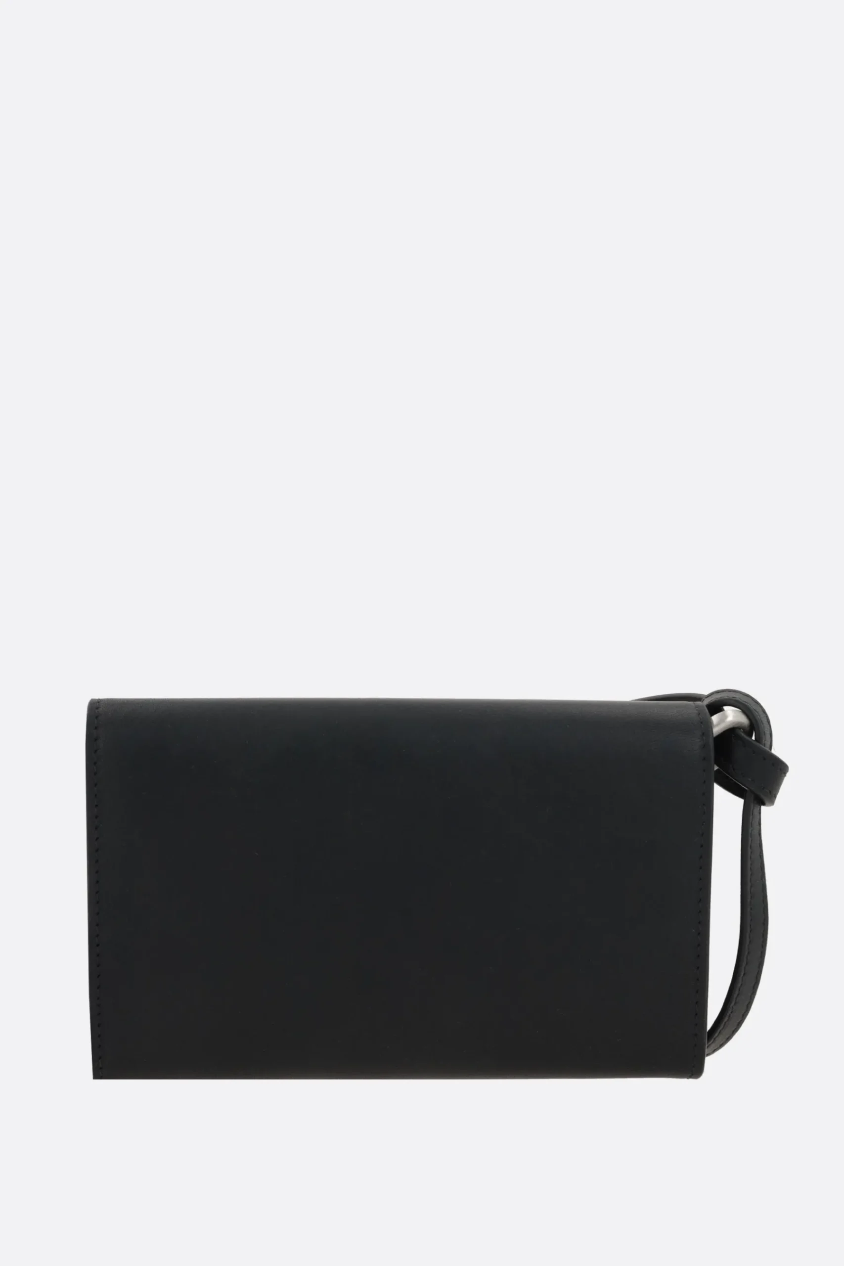 Women RICK OWENS smooth leather crossbody bag