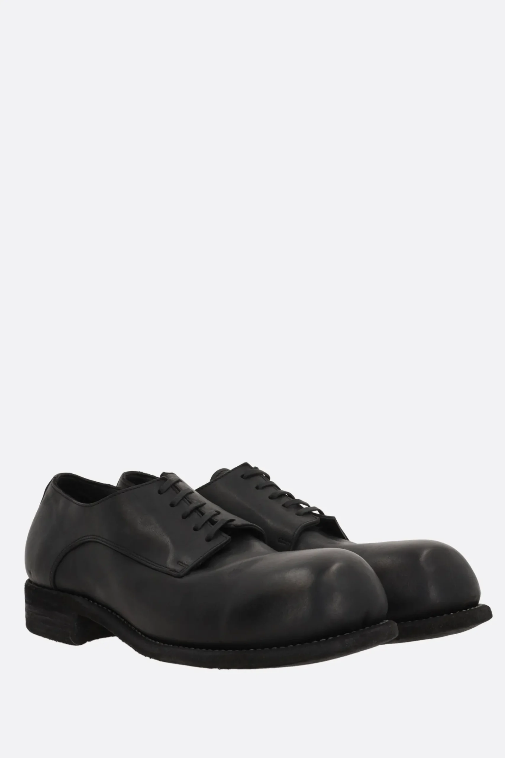 Women GUIDI smooth leather derby shoes