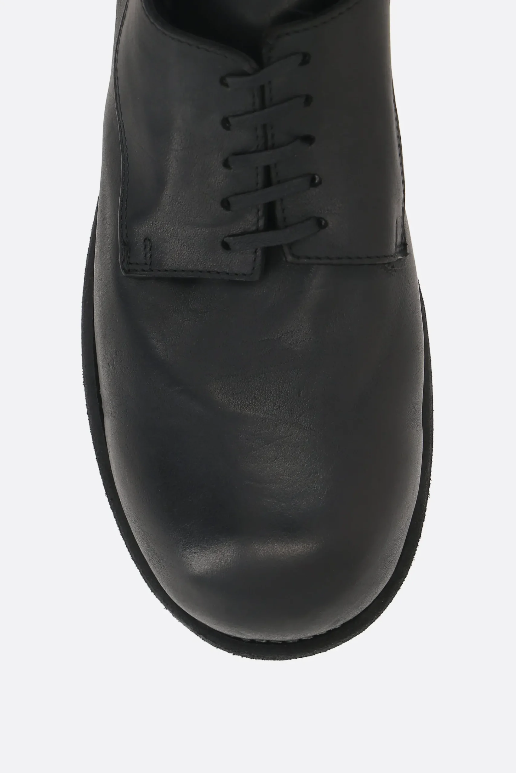 Women GUIDI smooth leather derby shoes