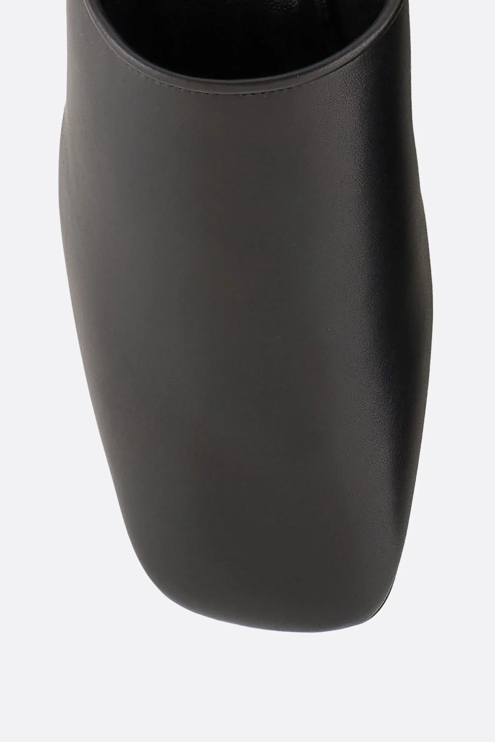 Women GIORGIO ARMANI - 10 CORSO COMO smooth leather flat mules