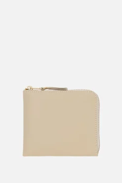 COMME DES GARÇONS WALLET smooth leather half-zip wallet