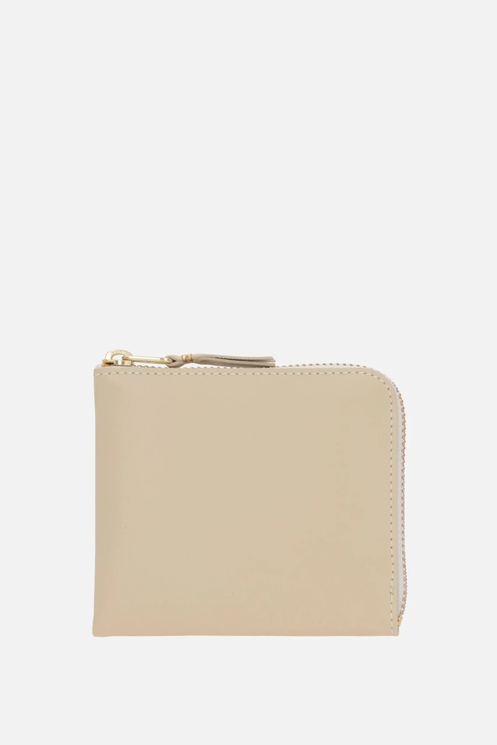 COMME DES GARÇONS WALLET smooth leather half-zip wallet