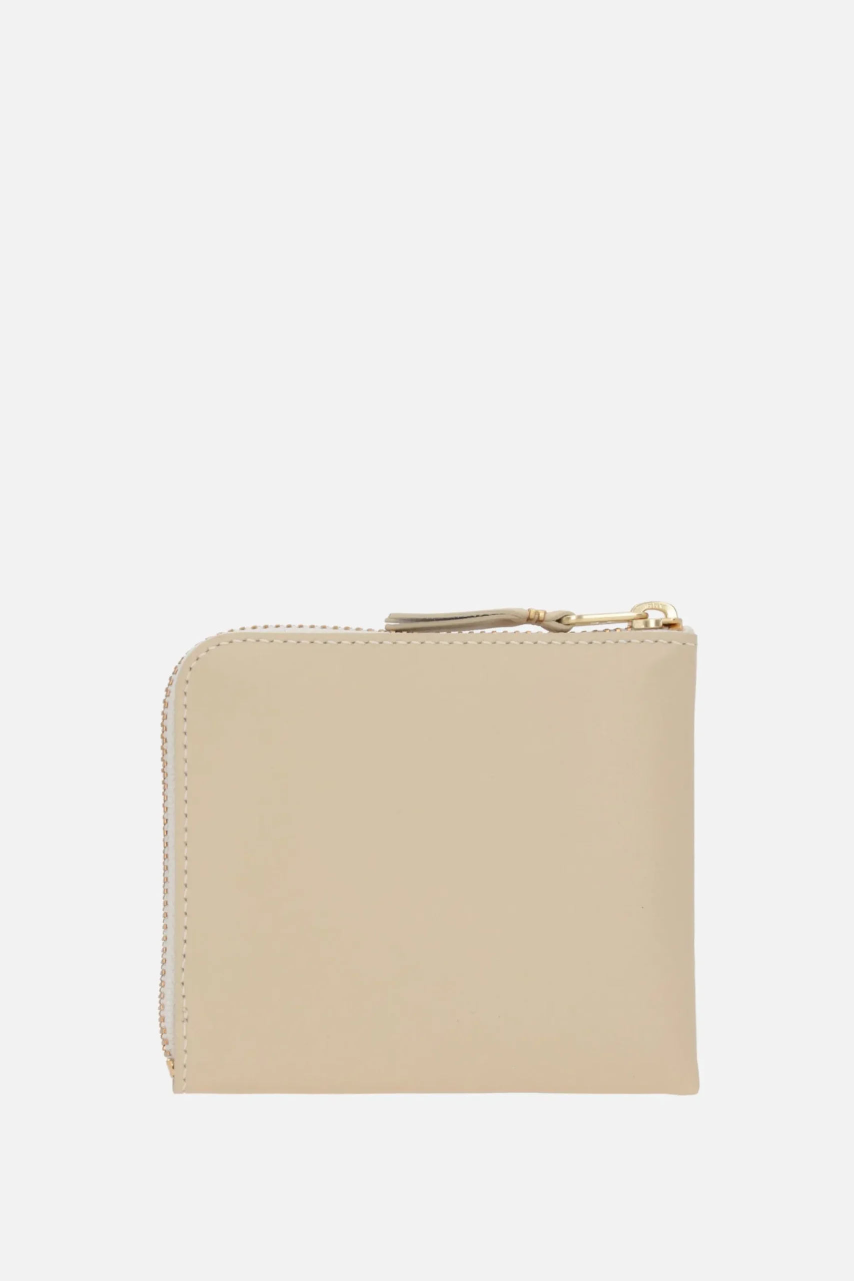 COMME DES GARÇONS WALLET smooth leather half-zip wallet