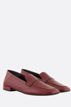 Women GIORGIO ARMANI - 10 CORSO COMO smooth leather loafers