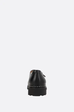 Women COMME DES GARÇONS COMME des GARÇONS smooth leather mary-jane ballerinas