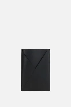 MM6 smooth leather passport holder