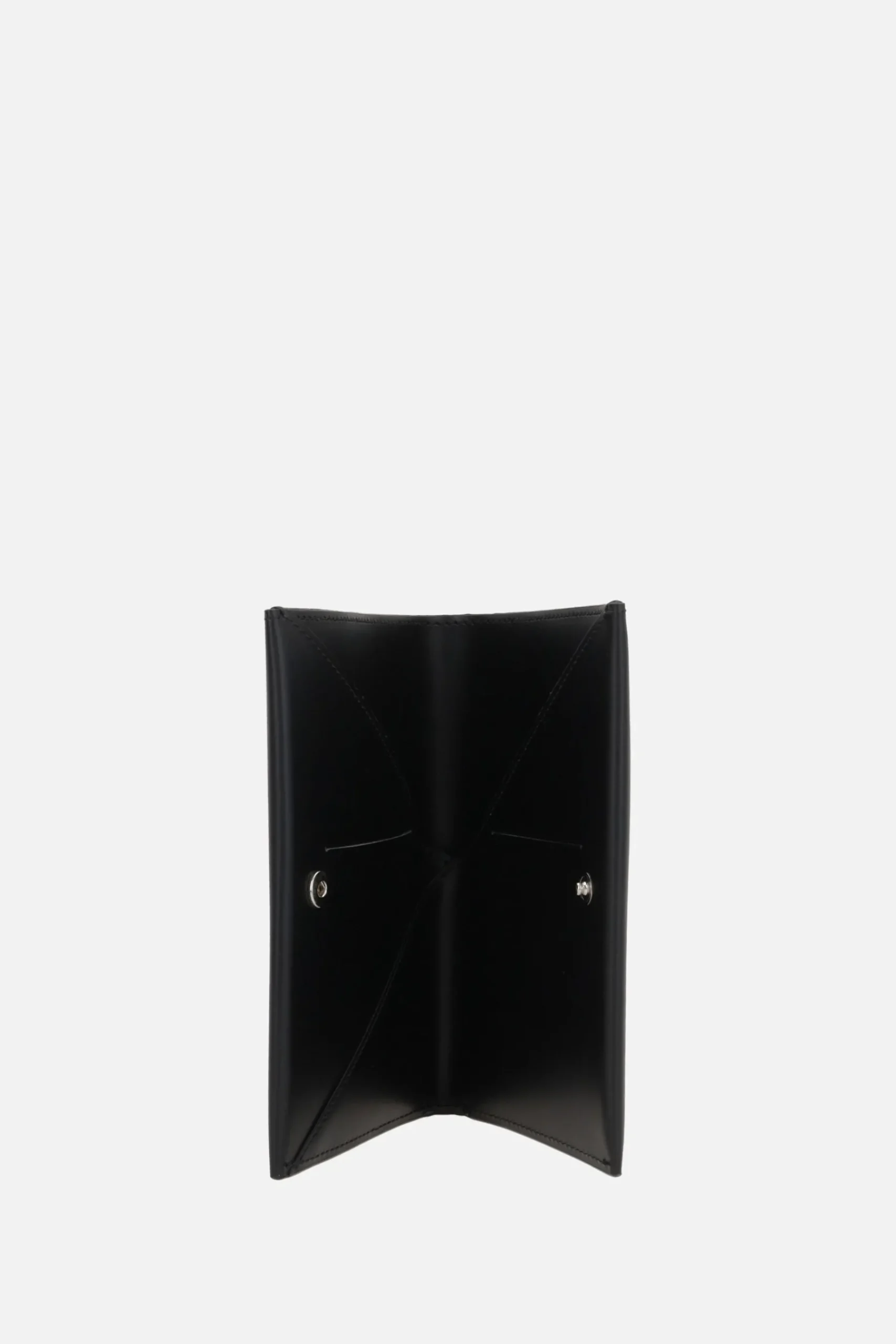 MM6 smooth leather passport holder