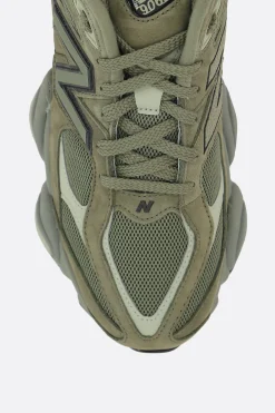 NEW BALANCE 9060 sneakers in suede and mesh