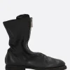 Women GUIDI soft grainy leather ankle boots