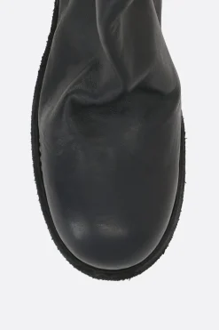 Women GUIDI soft grainy leather ankle boots