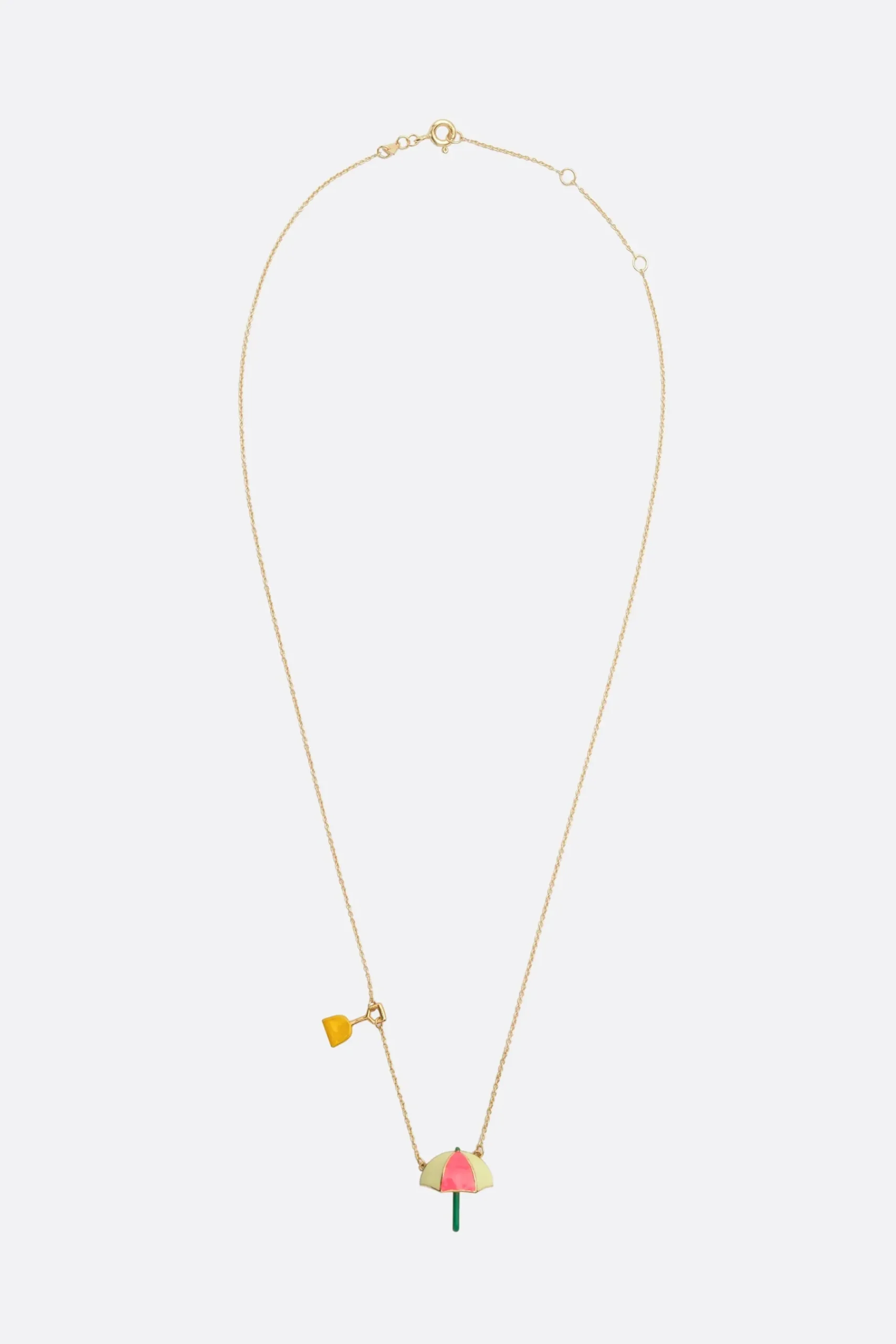 Women ALIITA Sombrilla Paletta necklace in yellow gold